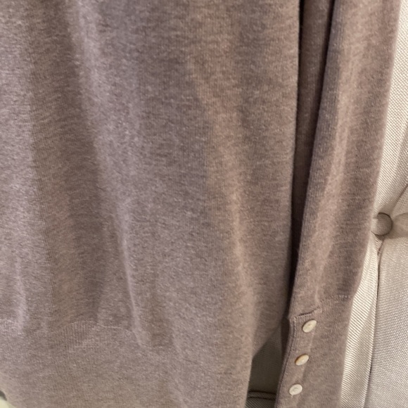 CHELSEA & THEODORE button down soft knit jacket cardigan with pockets long sz XL - Picture 9 of 16